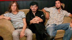 (From left to right) drummer Matt Mabe, frontman Danno Mabe, and bassist Anthony Sosa are totally in sync as Jefferson Colby.