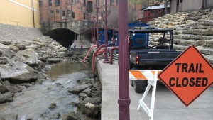 Cesspool Tarrant Regional Water District crews redirected the flow in Marine Creek to allow for an extensive cleanup. Drago Reid