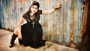 Claudia Acosta stars in Artes de la Rosa’s theatrical production of Electricidad.