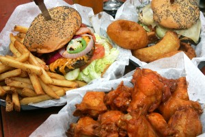 EATS The headlining Bronson Burger, the Yard Bird, and some rings and wings are the stars at Bronson Rock. Lee Chastain