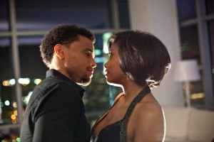 Lauren (Taraji P. Henson) on a date with Dominic (Michael Ealy) Michael Ealy and Taraji P. Henson try to figure out the rules of dating in "Think Like a Man."