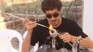 SiNaCa featured onsite glass-blowing.