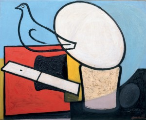 John Graham’s “Table Top Still Life with Bird”