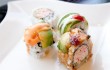 An assortment of scrumptious rolls awaits you at Ninja’s sushi buffet. Chase Martinez