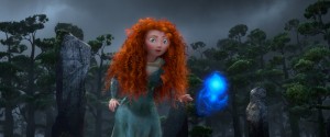 FILM Merida encounters a will-o’-the-wisp that leads her to her fate in Brave.