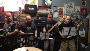 In the key of crushed skulls, please. The Vorvon fellas — (left to right) Sharp, Liberio, Steward, and Wells — are trained in the classic art of melting faces. Anthony Mariani