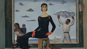 Roberto Montenegro. The First Lady, 1942. Oil on cardboard.