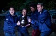 Ben Stiller, Vince Vaughn, Jonah Hill, and Richard Ayoade star in "The Watch" opening Friday.