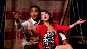 Martin Clark and Meng-Jung Tsai in The Threepenny Opera.