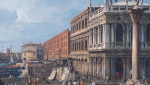 Canaletto’s “The Molo,” shown in Venice: Canaletto and His Rivals.