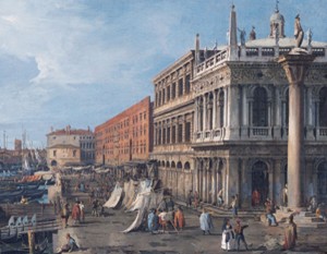 BIGTICKET Canaletto’s “The Molo,” shown in Venice: Canaletto and His Rivals.