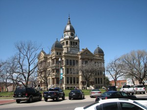 The Denton courthouse. PHOTO COURTESY OF QUESTERMARK