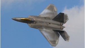 An F-22 in flight. COURTESY OF ROB SHENK.
