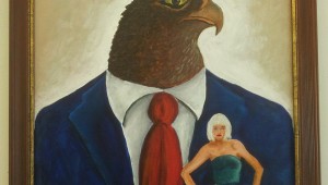 Mike Moffatt’s “Pocket Trouble” is on display at Fringe Gallery.