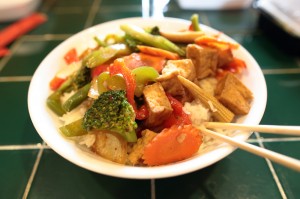 EATS A little bit of everything goes into Muang LAO’s Veggie Delight. Vishal Malhotra