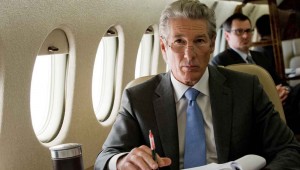 Richard Gere thinks hard about evading criminal charges in Arbitrage.