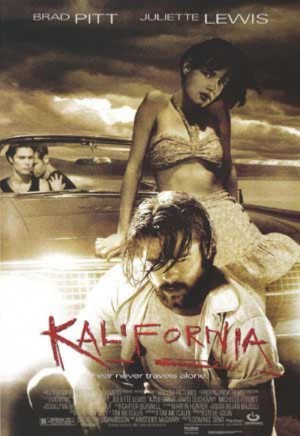 BRAD PITT PORTRAYED SERIAL KILLER EARLY GRACE IN KALIFORNIA.