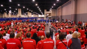 A photo of the group's volunteers at a free medical clinic in New Orleans this year. COURTESY OF THE NATIONAL ASSOCIATION OF FREE AND CHARITABLE CLINICS
