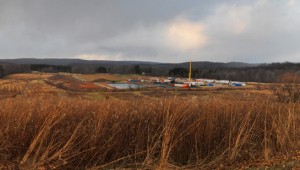 A gas well photographed by Brian Cohen, one of the project's six photogs.