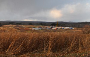 A gas well photographed by Brian Cohen, one of the project's six photogs.