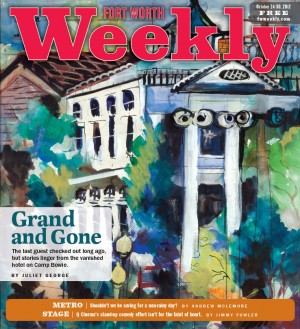 COVER_102412 Fort Worth Circle artist Josephine Mahaffey interpreted the Colonial in watercolor. Courtesy Juliet George