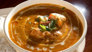 The fare, including the Chicken Tikka Masala, is unassuming but flavorful at Spice India. Chase Martinez