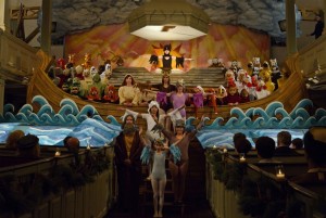 Noye's Fludde The staging of Britten's "Noye's Fludde" in Wes Anderson's "Moonrise Kingdom."