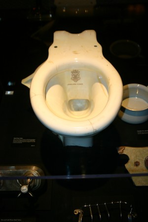 toilet YEP, THERE'S A LITTLE OF EVERYTHING AMONG THE ARTIFACTS (all photos by jeff prince)