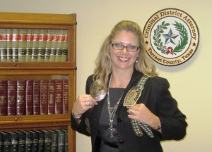 Katie Woods, a rodeo queen and Tarrant County prosecutor. COURTESY OF TARRANT COUNTY DA'S OFFICE.