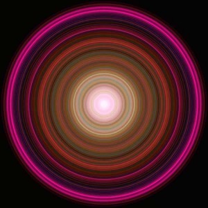 “Hubble Oculus #1” is emblematic of Smith’s fascination with geometric shapes.
