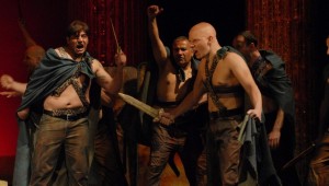 Antonio Frasca and Maurilio Giaffreda in "Caesar Must Die."