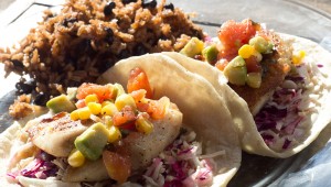 The tacos are small but tasty at Mariposa’s Latin Kitchen. Chase Martinez