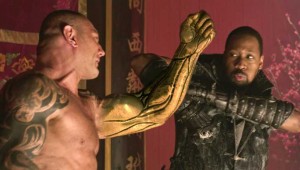 Dave Bautista and RZA tangle near the end of "The Man With the Iron Fists."