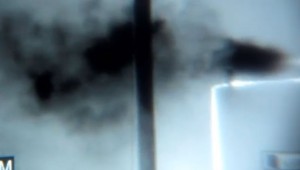 A screenshot of the Delga Park video shows how dangerous gas-drilling disposal tanks can be. Calvin Tillman