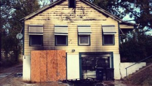 Around $8,500 in musical equipment was lost when this Near Southside garage apartment was set ablaze recently.