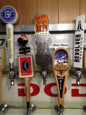 Rodeo A mere slice of the tap wall at Rodeo Goat.