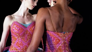 Yinka Shonibare’s “Odile and Odette” at the Modern.