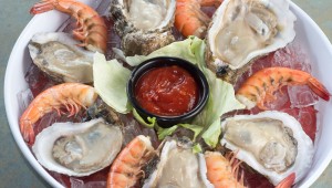 The raw oysters are firm and tasty at Texas Pit Oyster Bar. Chase Martinez
