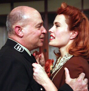 STAGE Dana Schultes and Michael Corolla star in Stage West’s new production, about a young man who washes up on shore in a Nazi-occupied island in 1943.