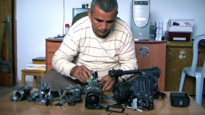 BIGTICKET Emad Burnat examines 5 Broken Cameras at Thin Line Film Fest.