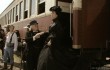 Nicole Leigh Jones steps off a train in this Grapevine-filmed scene in "Shroud."