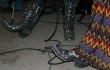 GREEN LIGHT PISTOL'S WOMANLY FOOTWEAR (all photos on this post by Jeff Prince)