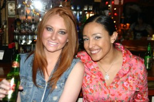 girls "HI AND WELCOME TO WHITE ELEPHANT SALOON!" (All photos by Jeff Prince)