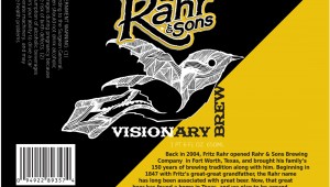 Joe Melgoza's winning 2013 Visionary Brew label. Photo by Lacie Lovelace.