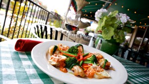 Café Bella serves up chicken rollatini wih veggies in a pink sauce. Vishal Malhotra