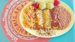 Enchiladas Olé is a contemporary take on traditional Tex-Mex. Adrien P. Maroney
