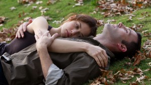 Olga Kurylenko and Ben Affleck share one of many pensive moments in To the Wonder.