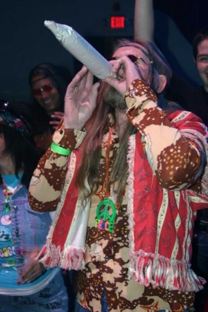 JointJeff NICK "TURTLE" PATTON OF IRVING WON FIRST PLACE AND $200 FOR HIS COSTUME THAT INCLUDED A LARGE JOINT. (All photos by Jeff Prince)