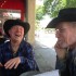Bill Werngren (left) and James Michael Taylor hang out in the Stockyards. Courtesy Jeannette Stewart