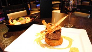 The food at Vee Lounge is actually pretty good for a nightclub.